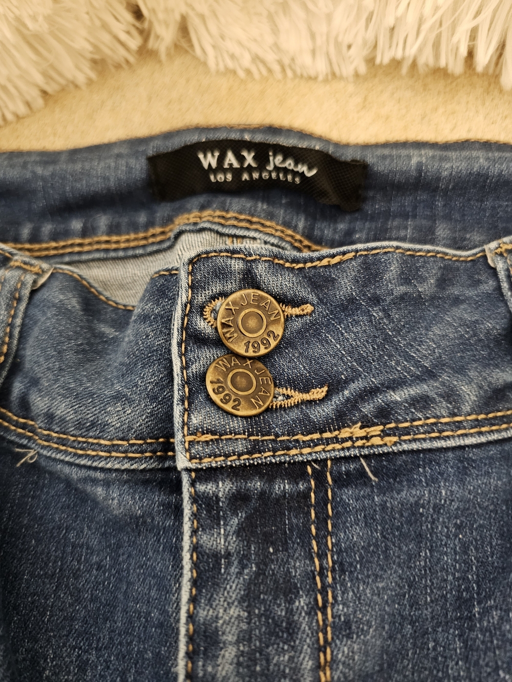 Wax Jean Women's Medium Blue High-Rise Denim Jeans Size 13